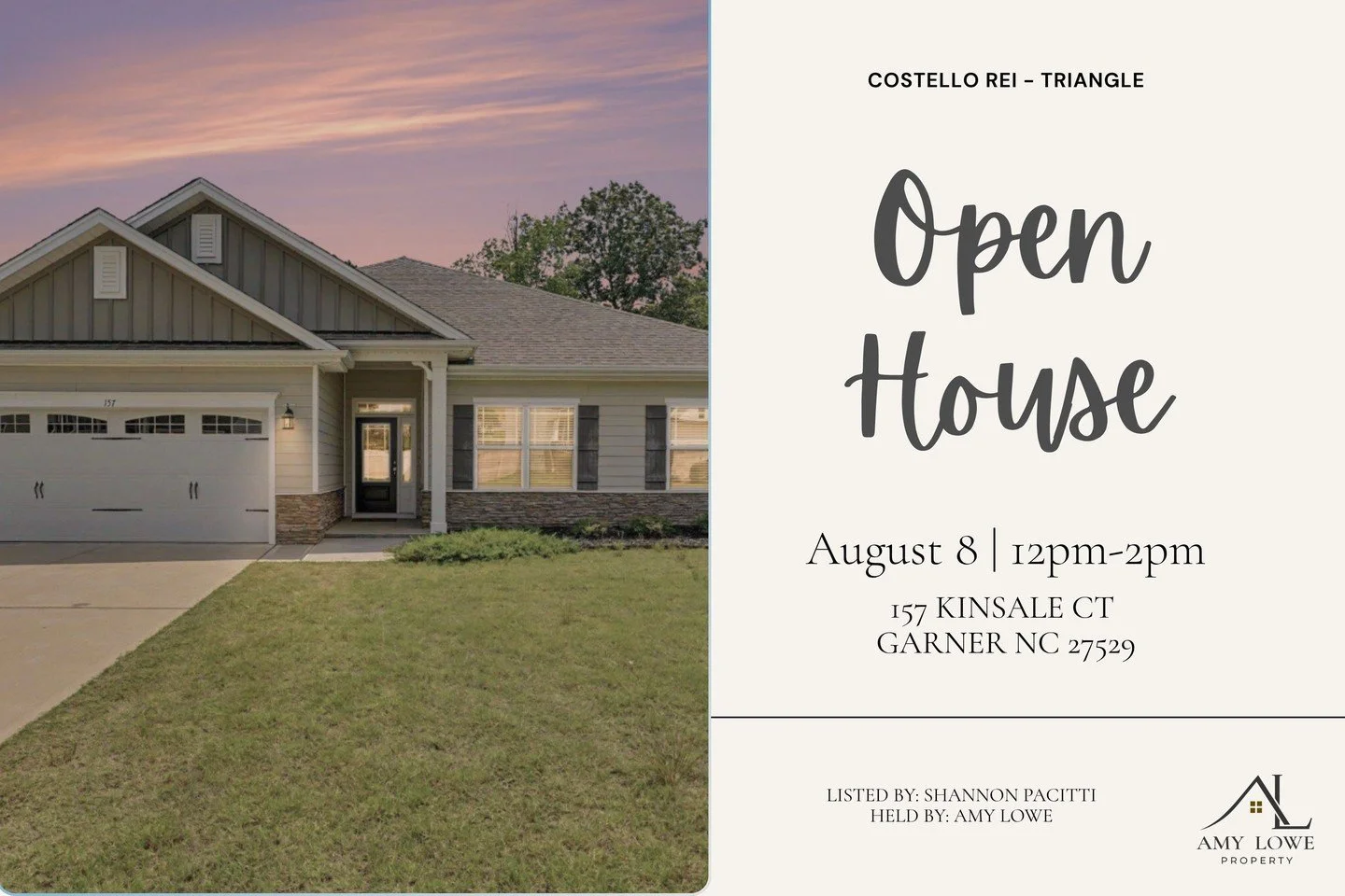 OPEN HOUSE this Saturday! 
Come tour this beautiful home and see everything it has to offer. Whether you're actively searching or just starting to explore,  I'd love to meet you and answer any questions. 

See you there!