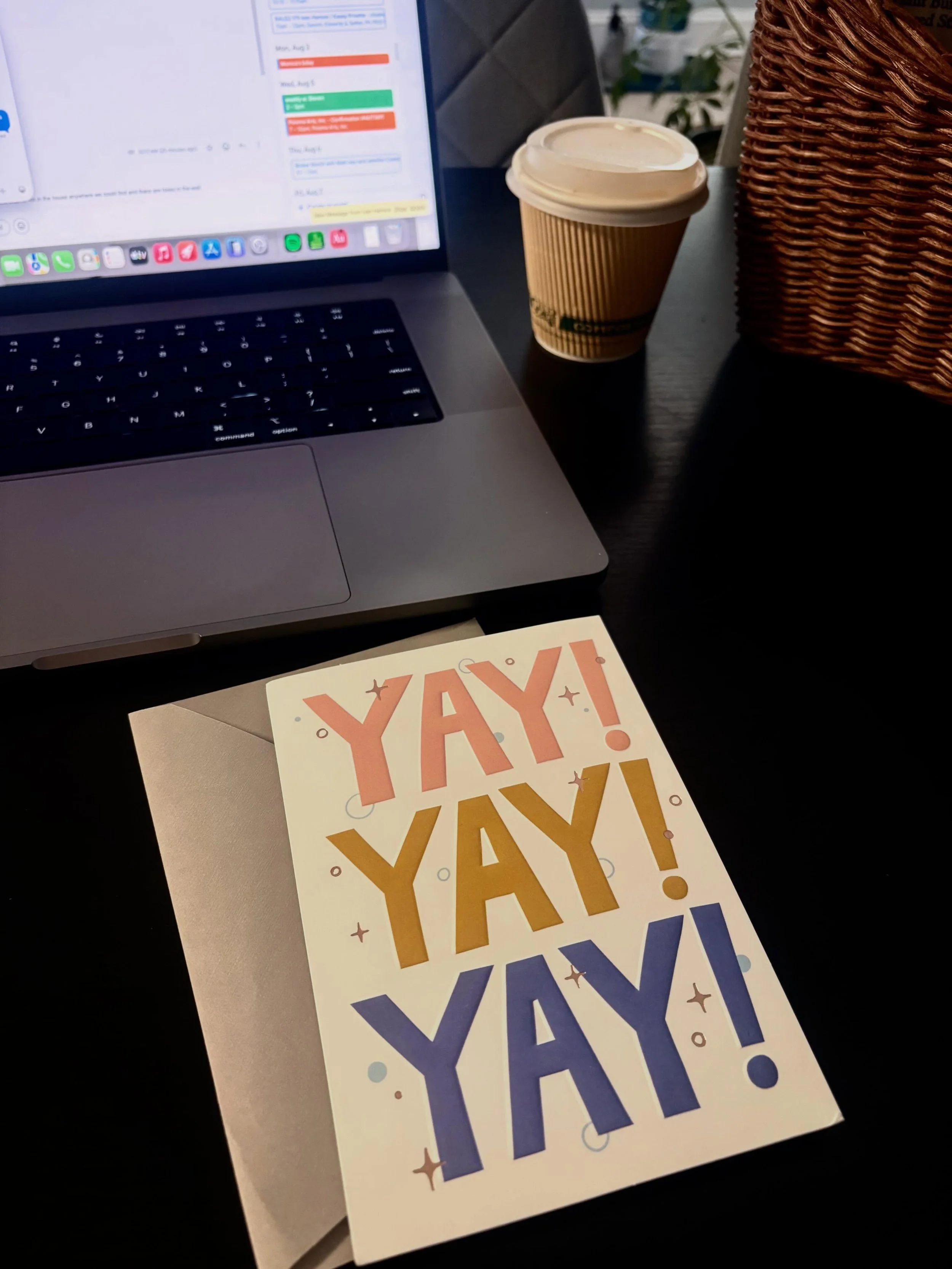 IT IS CLOSING DAY!!! 🥳 

One of the most meaningful parts of what I do is sitting down to write a note to my clients as they become first-time homeowners. Knowing they&rsquo;ve trusted me to walk alongside them through such a life-changing milestone