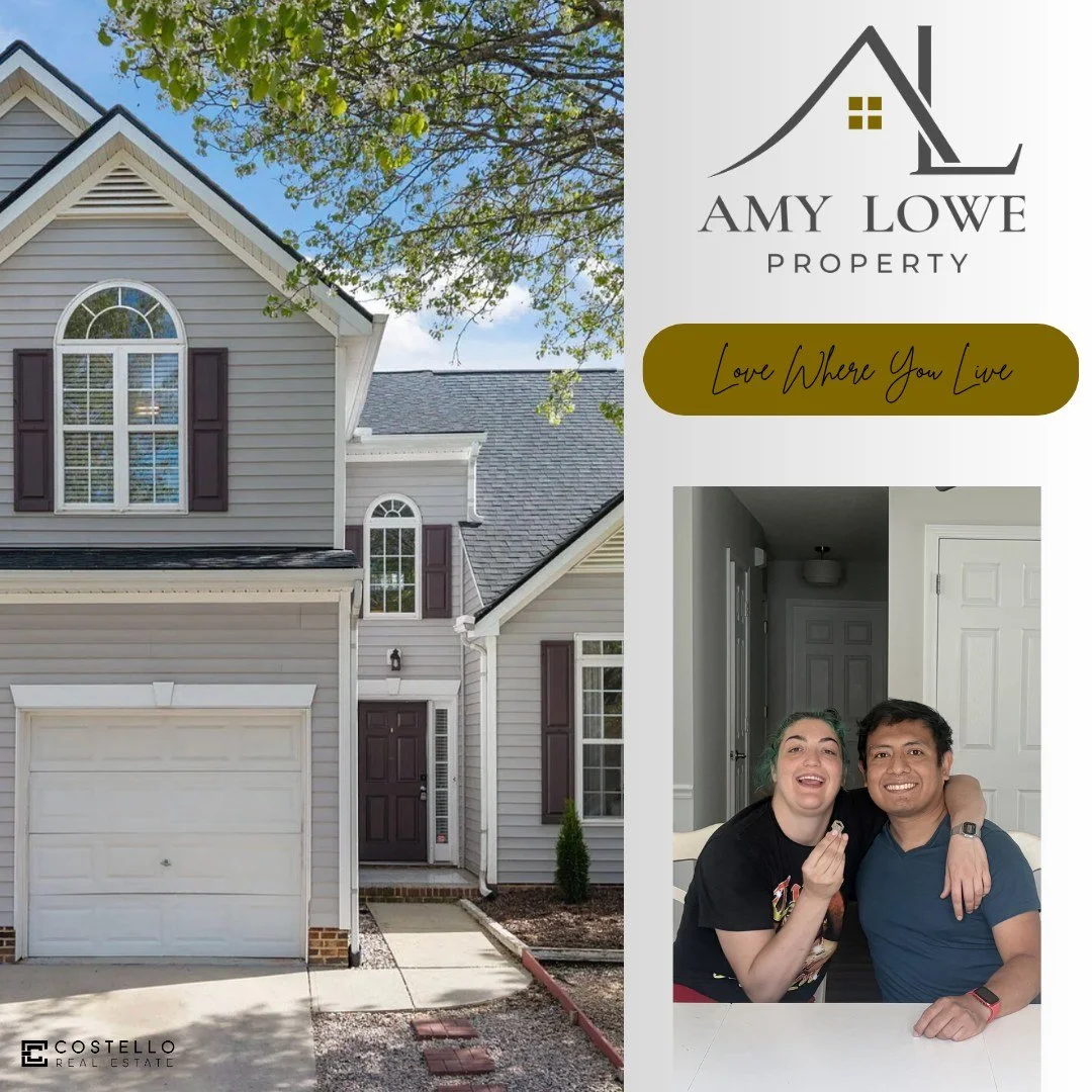 CLOSED! So happy for these two! They are truly this adorable in real life. 

So grateful for wonderful sellers and buyers and everyone who made it all come together. 

@costelloreinvestments @jacksonlawnc 

Affiliated with Costello Real Estate and In