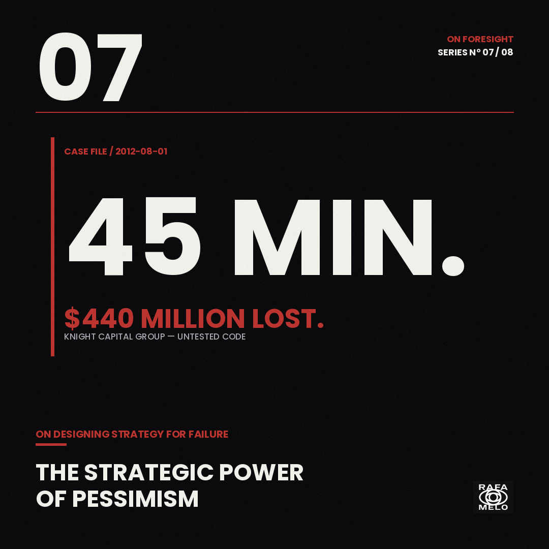 The Strategic Power of Pessimism