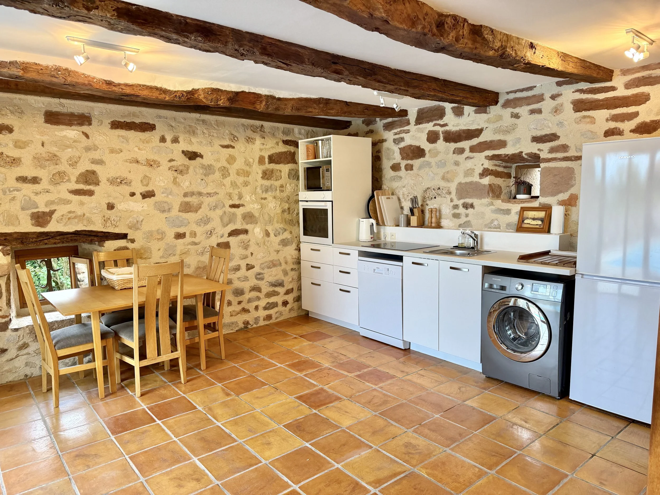 Kitchen and Living Room