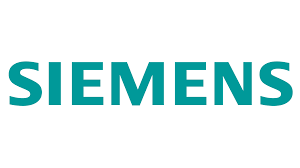 Siemens logo in teal font on a white background