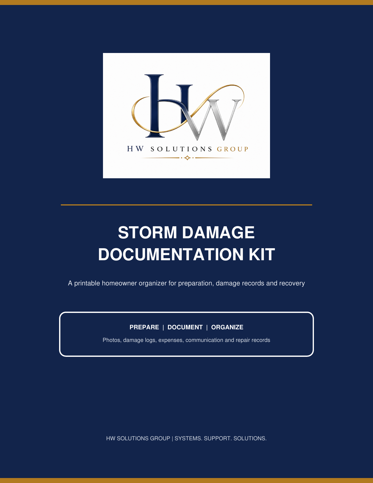Storm Damage Documentation Kit