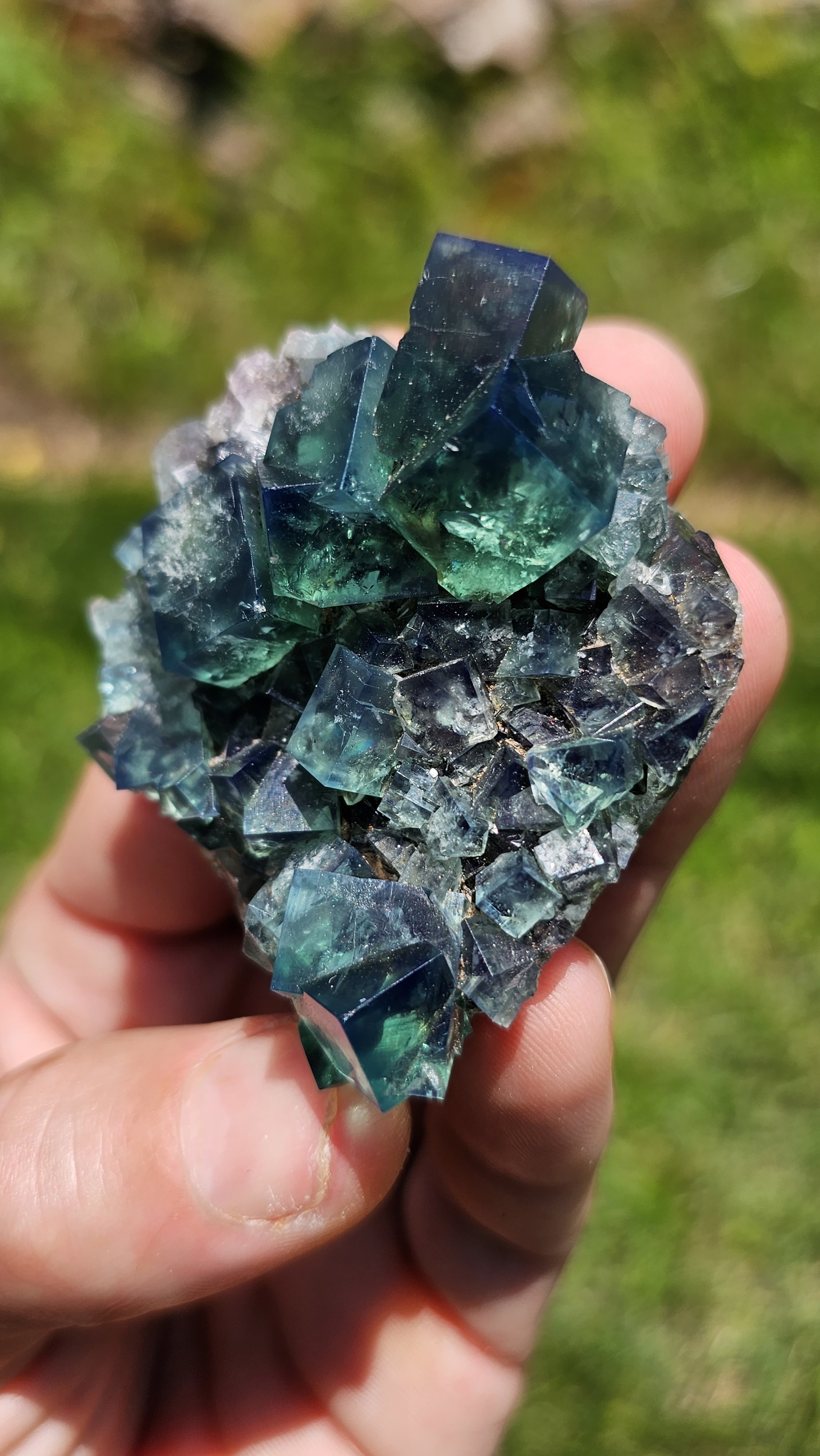 Pocket 42 Fluorite