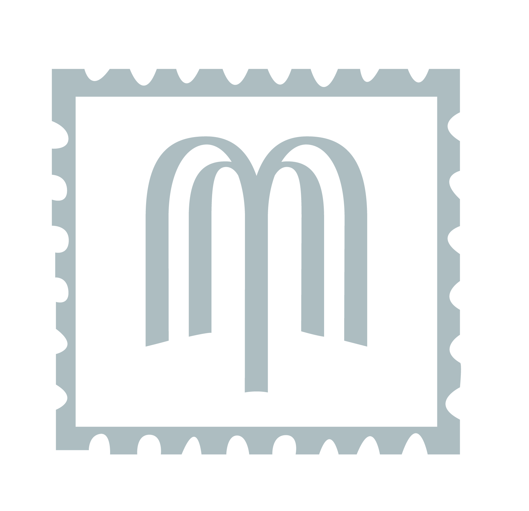 Simplistic graphic of a house with an open door, outlined in gray.