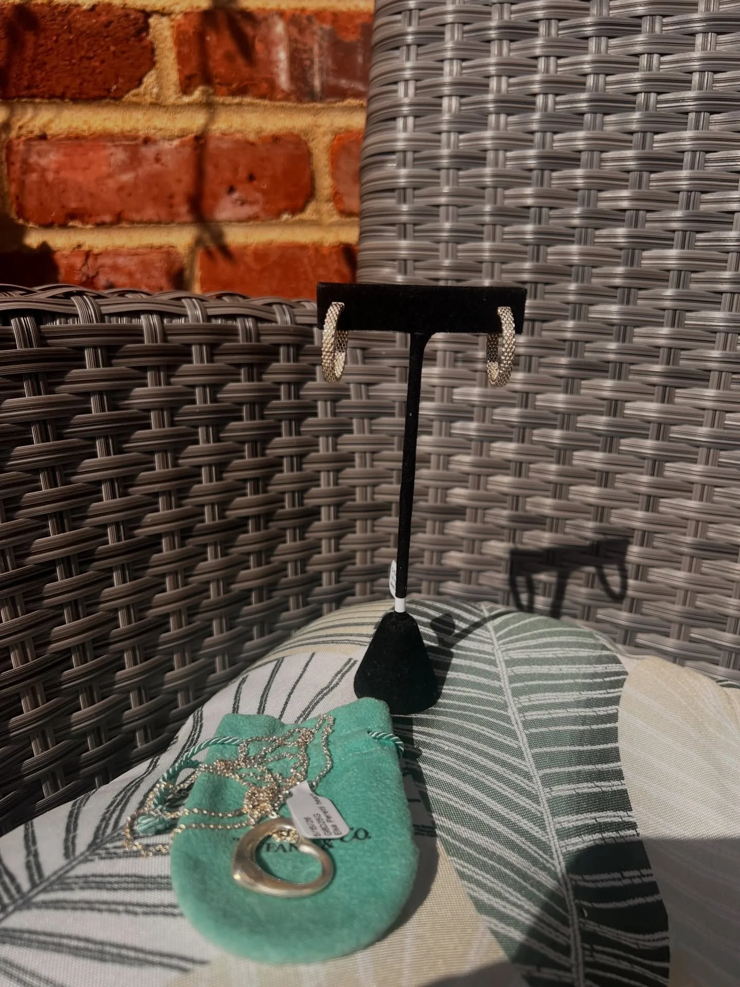 Beautiful Tiffany Jewelry!!
Elsa Peretti Heart Necklace $406.99!!
Mesh Silver Hoops $205.99!!
#designer #shopping #supportsmallbusiness