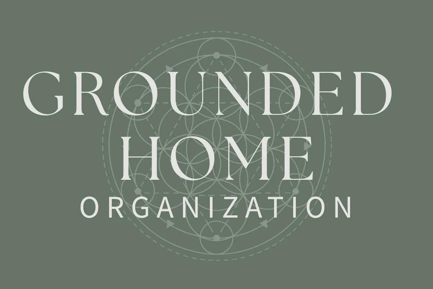Grounded home organization