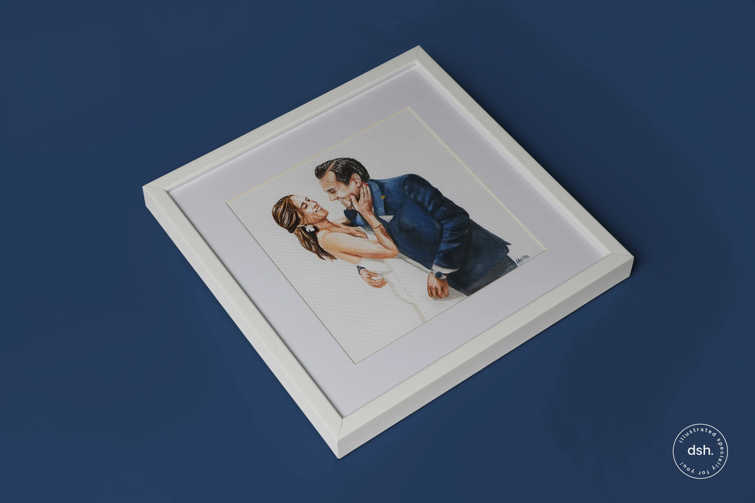 Retrato en Acuarela Personalizado