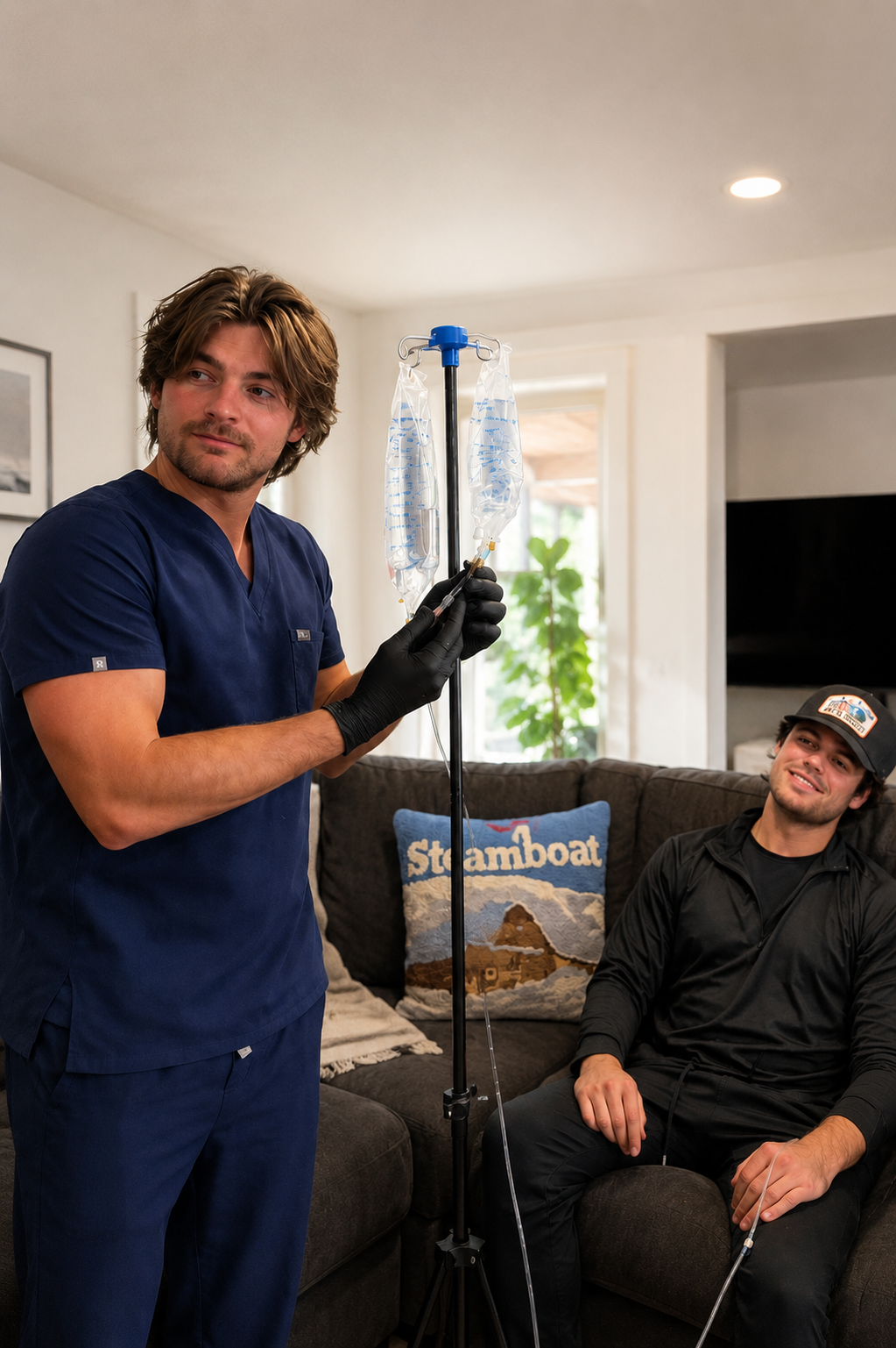 Mobile IV hydration and vitamin therapy in Steamboat Springs, Colorado, by Flatline IV Therapy