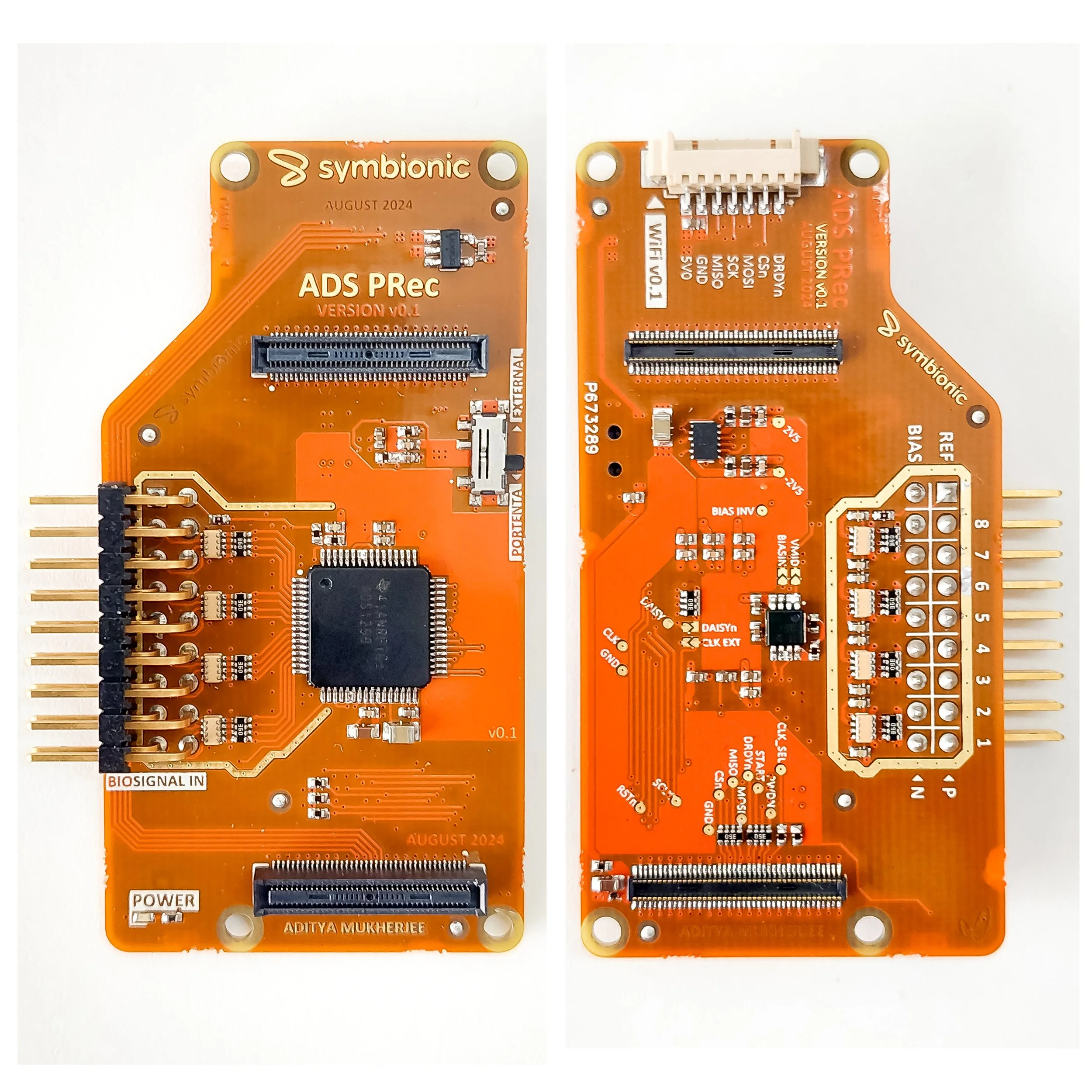 ADS1299 Shield for Arduino Portenta H7