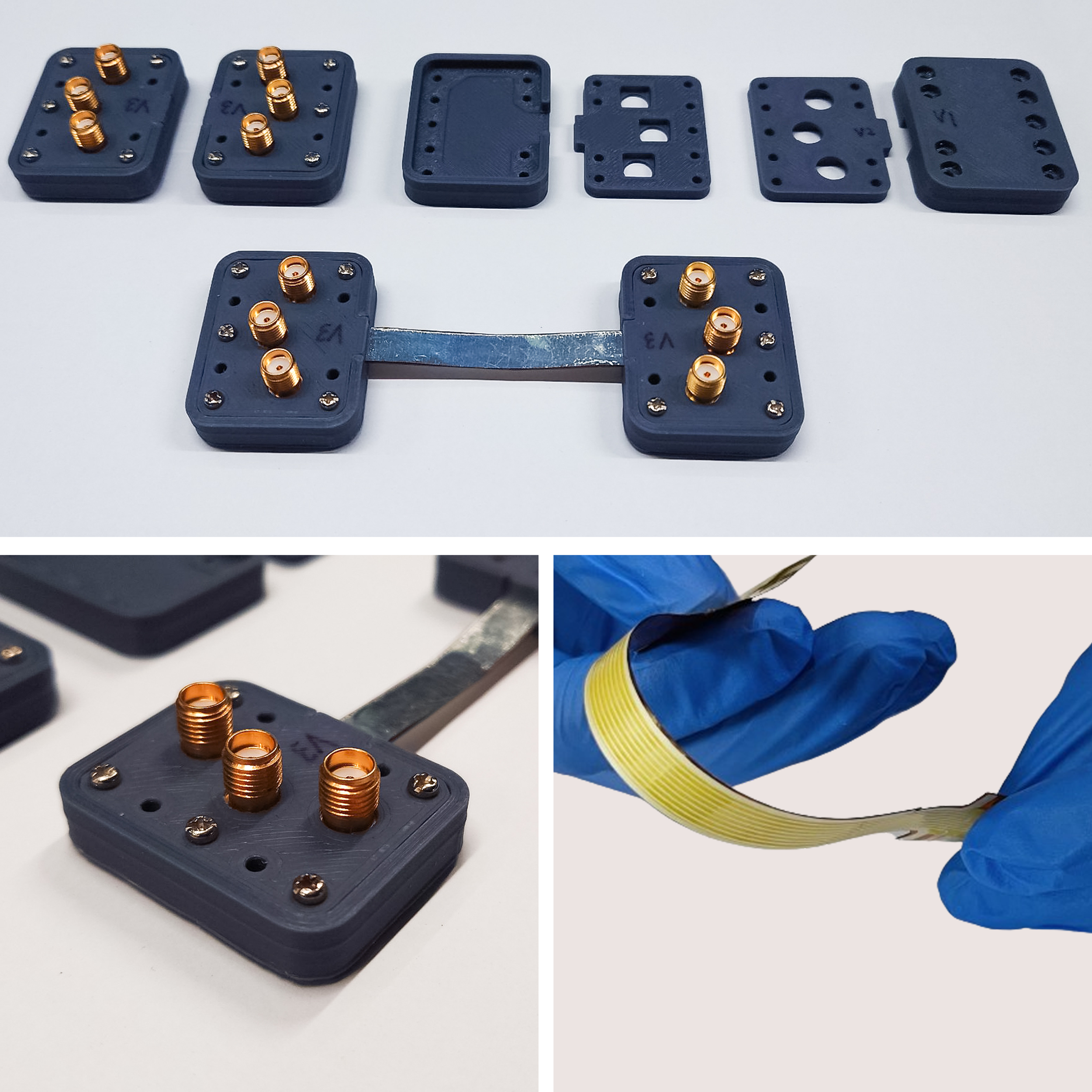 Cryogenic Flexible High Density RF Cables for Quantum Computers