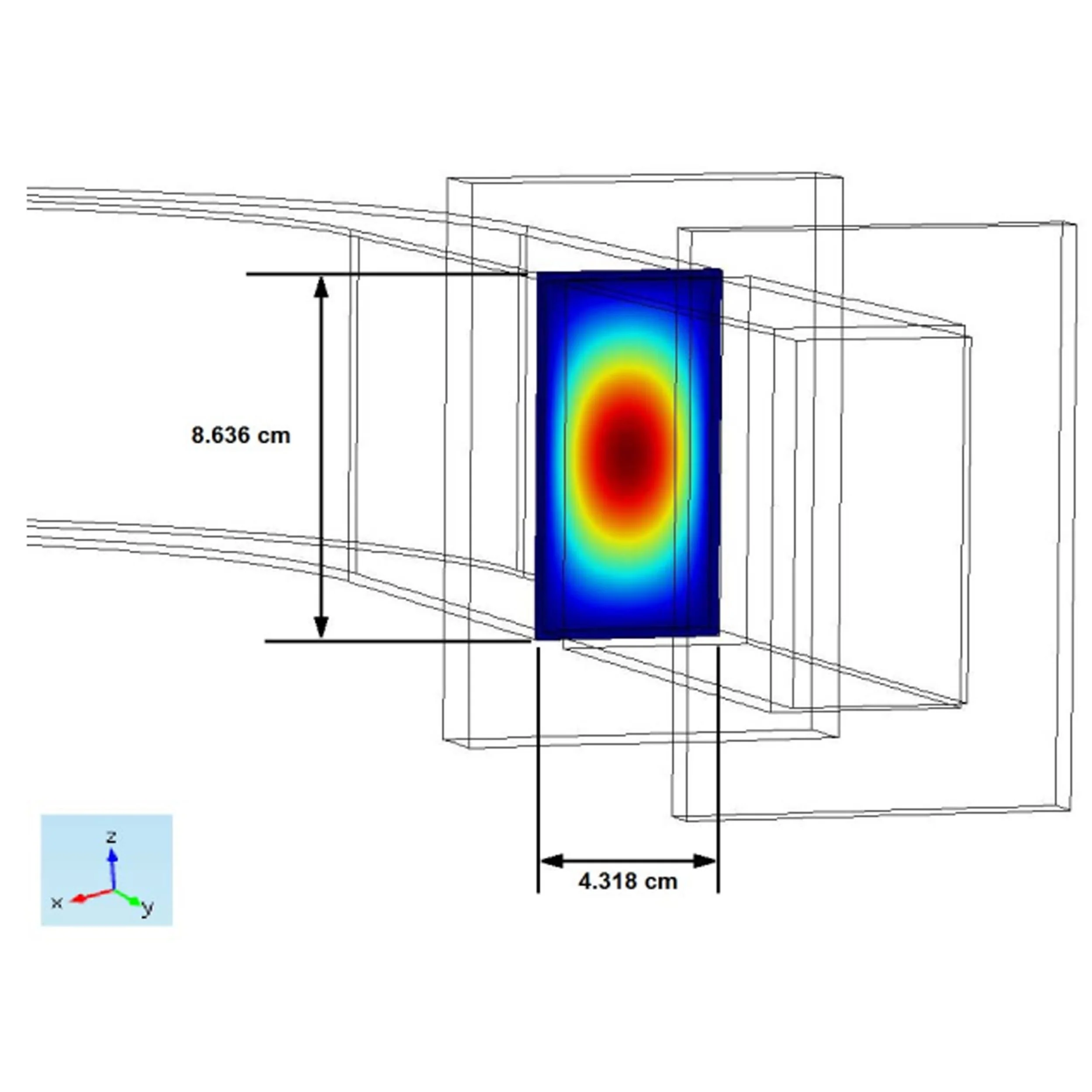 Microwave Heating Study of Dielectric Material Placed at the Injection Port of an E-Plane Bend