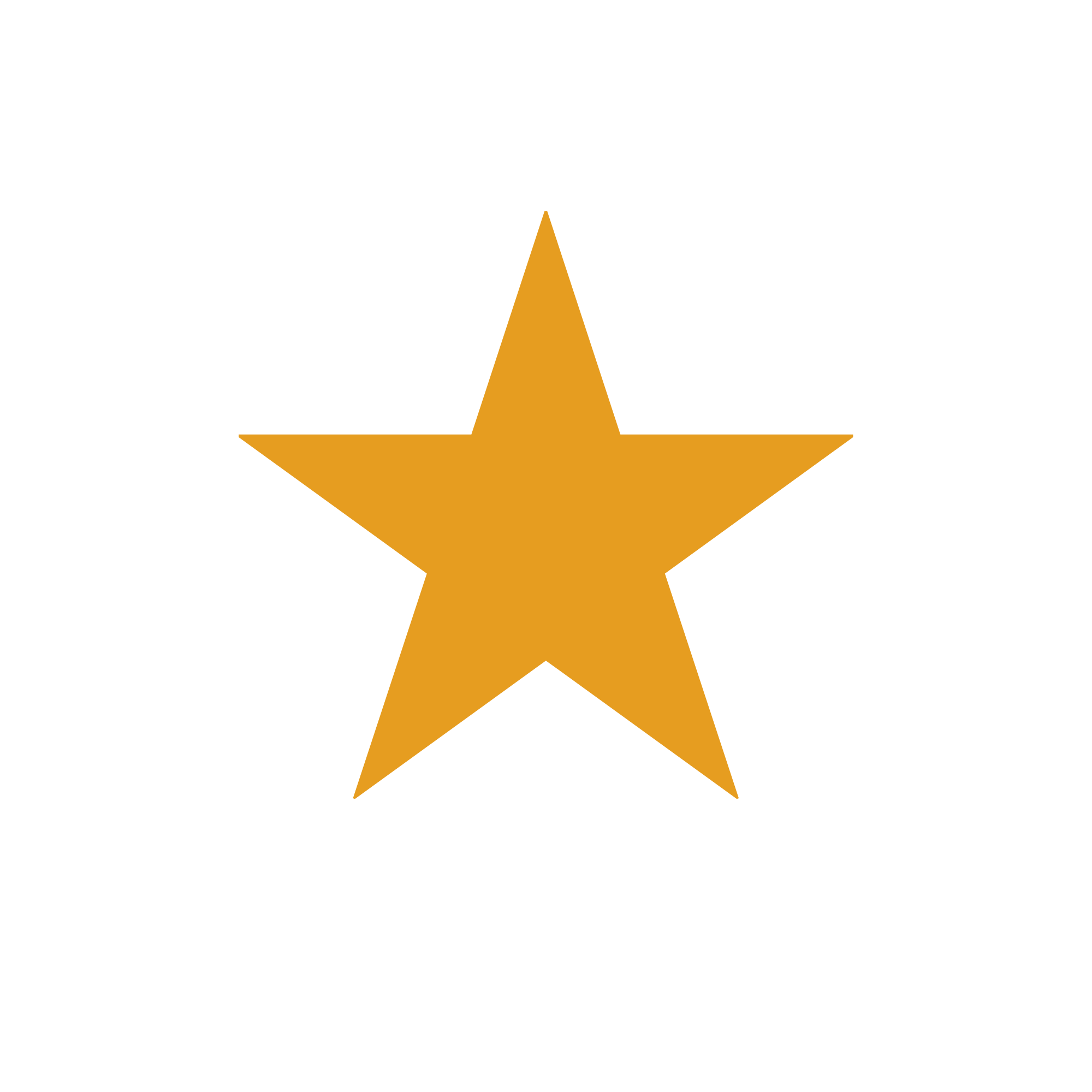 A black background with a large gold star in the center.