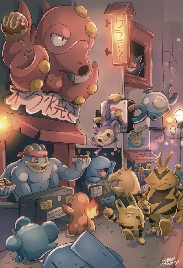 Pokémon Dotonbori Print