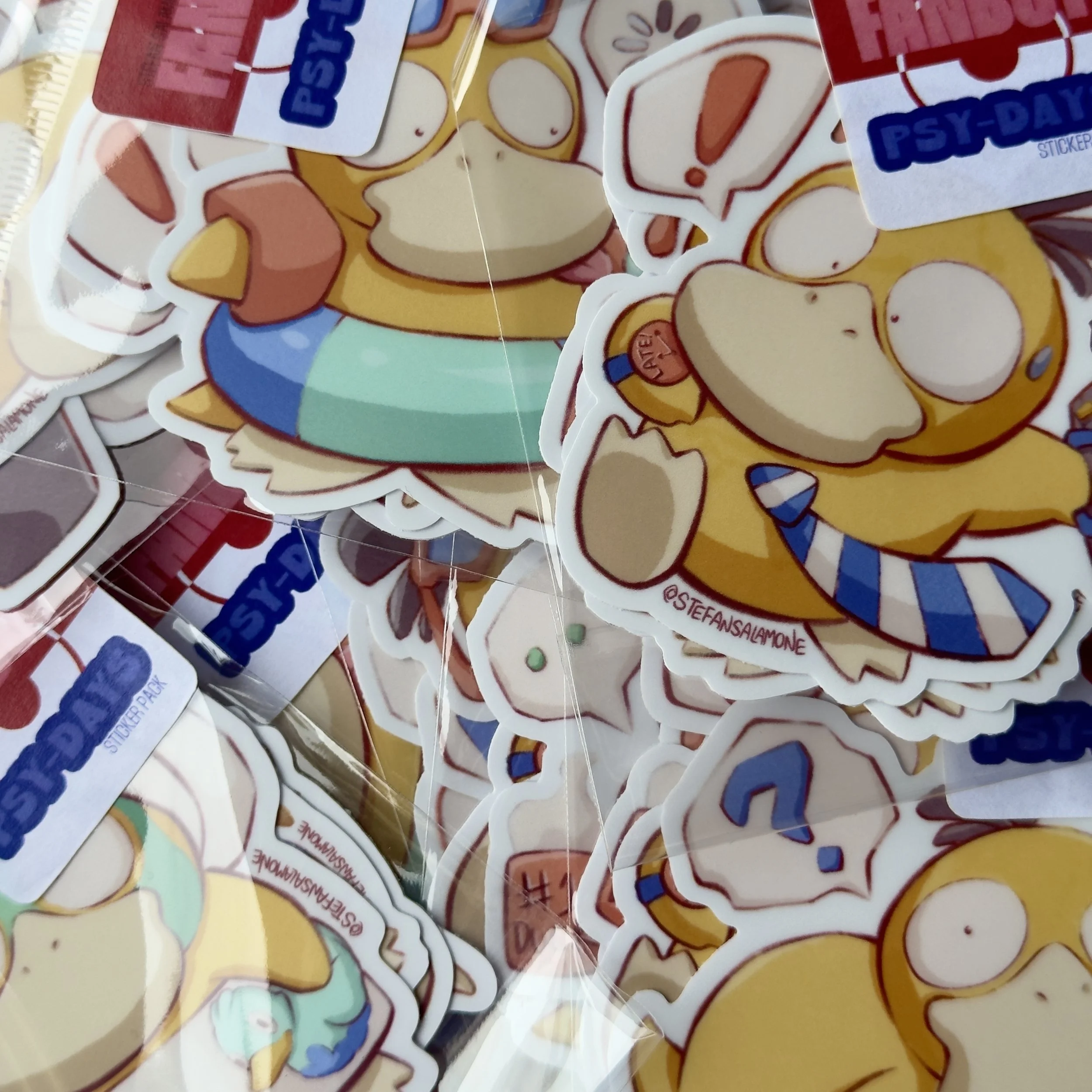Psyduck Sticker Pack
