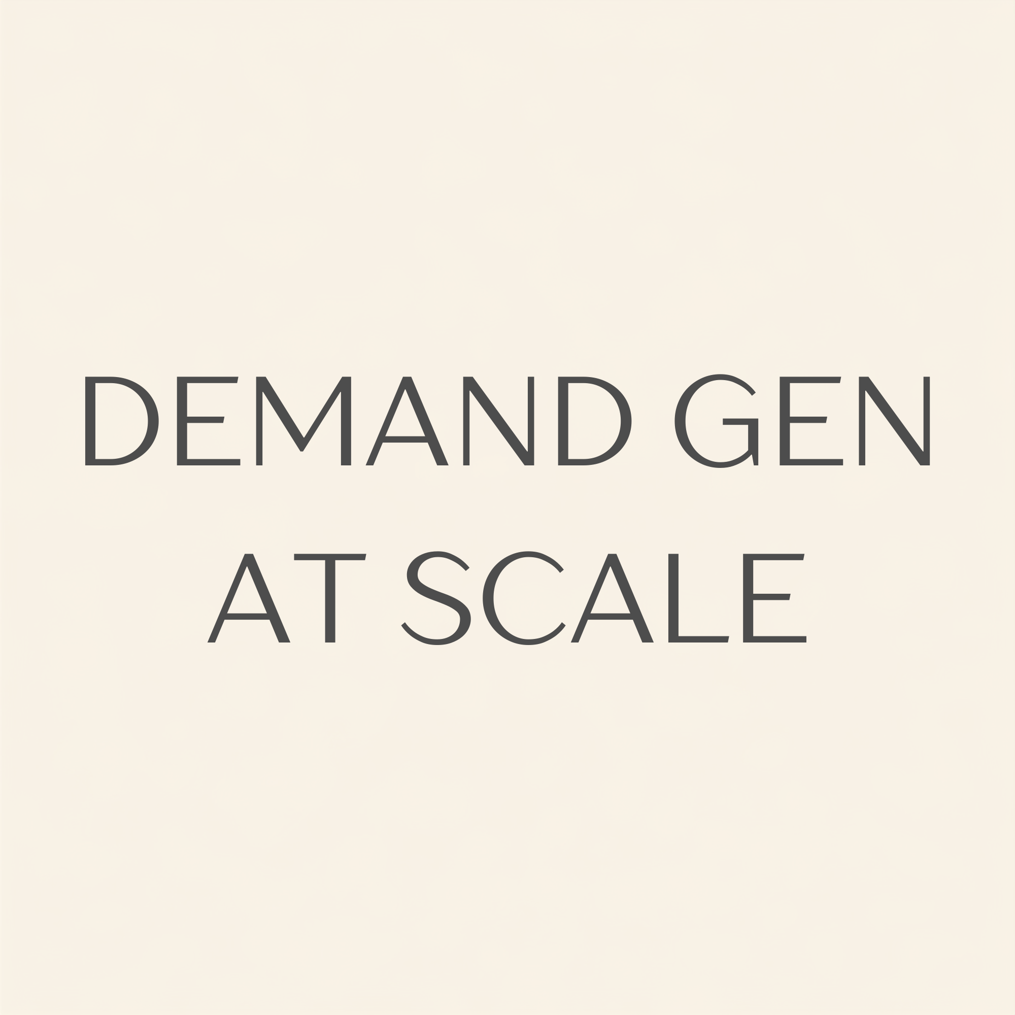 Owning the Pipeline Number: Forecasting and Demand Gen at Scale