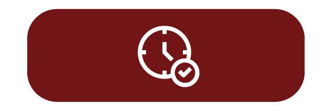 Reloj con marca de verificación