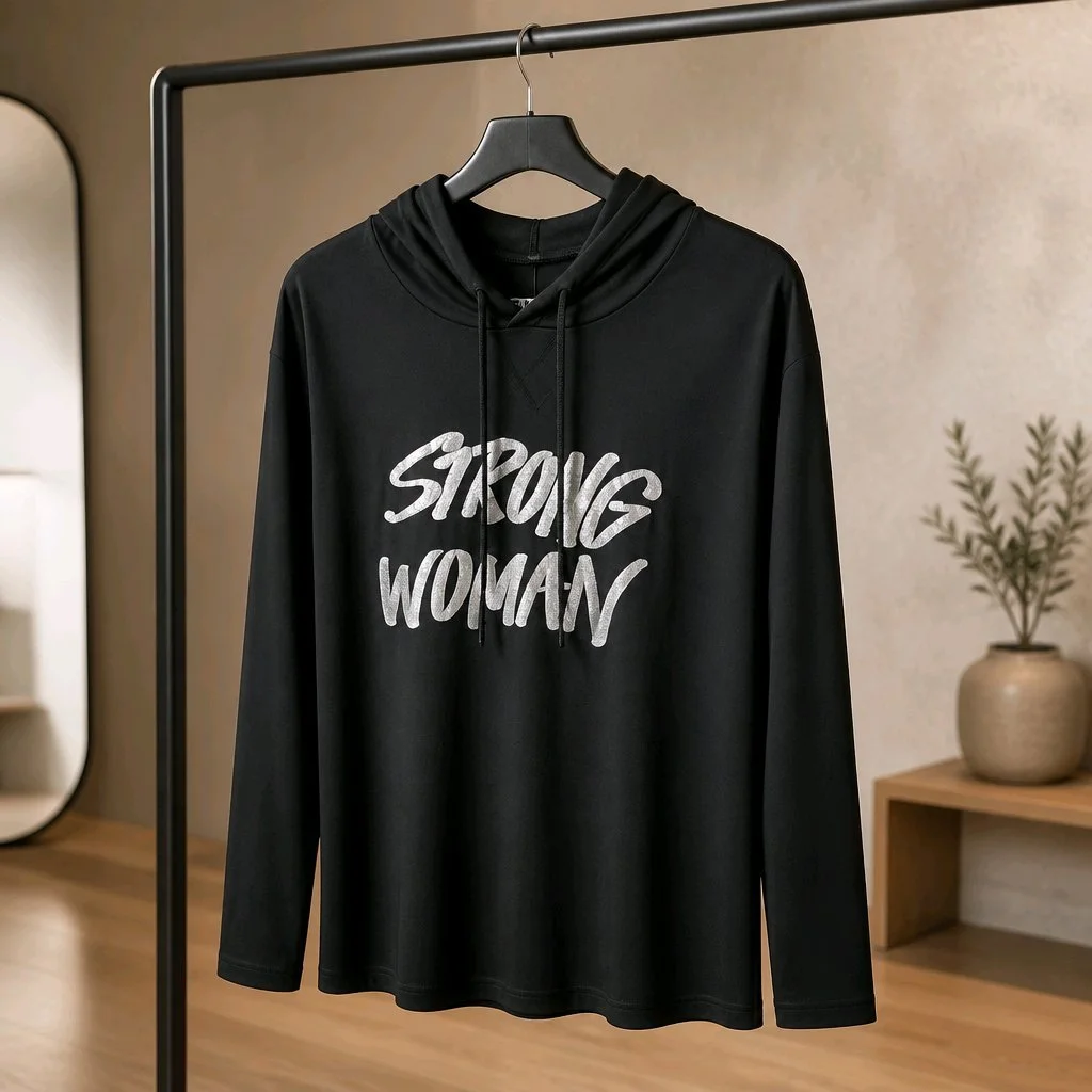 Strong Woman Soft Lite Weight Hoodie