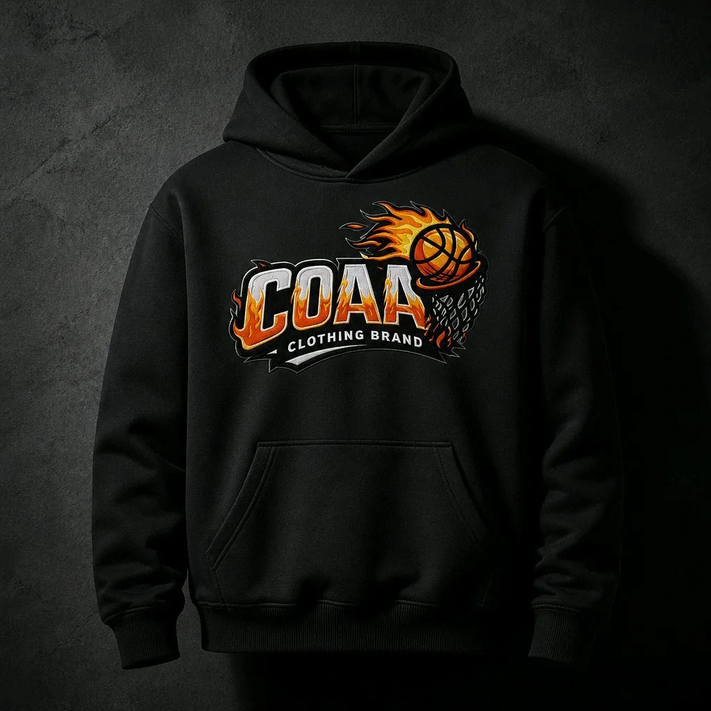 COAA Logo Basketball Hoodie