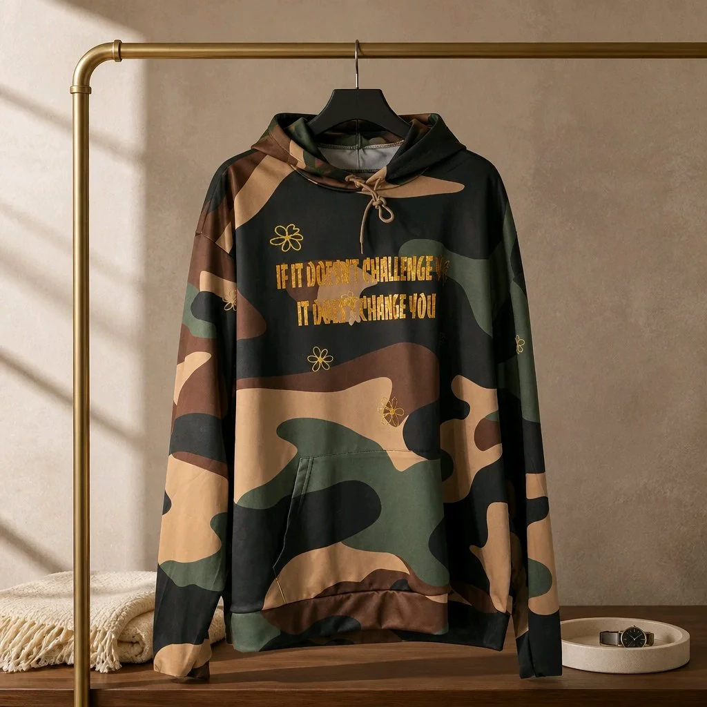 Inspire Camo Hoodie-Lite Weight