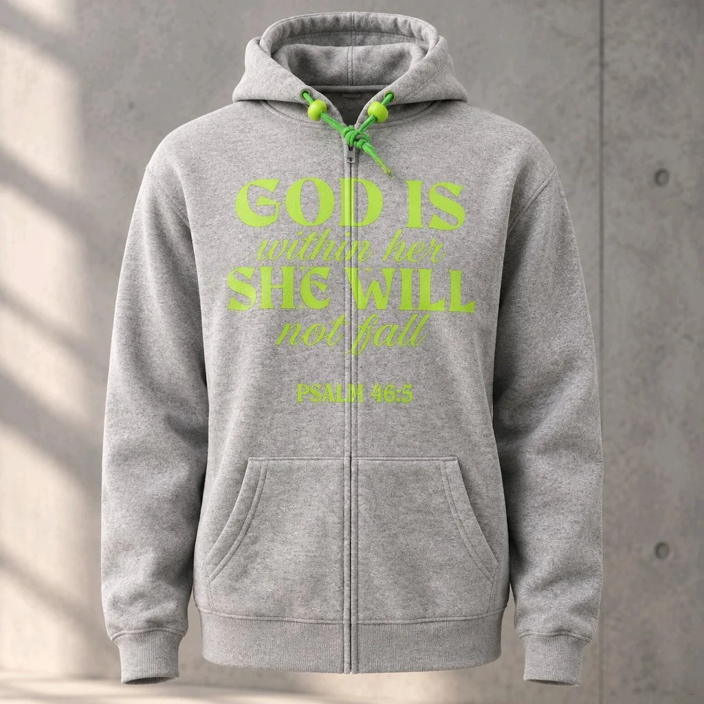 Faith & Strength Psalm 46:5 Hoodie