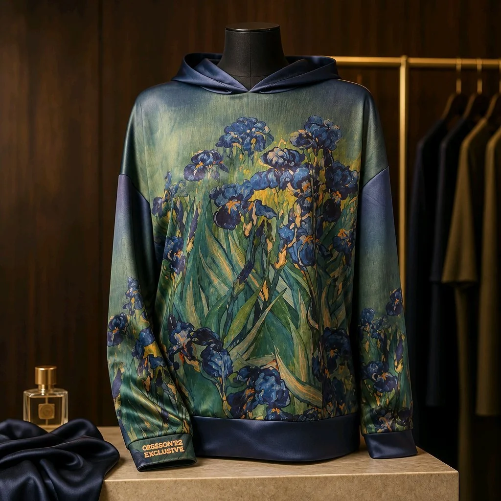 Artistic Bloom-Lite Weight Hoodie-4XL