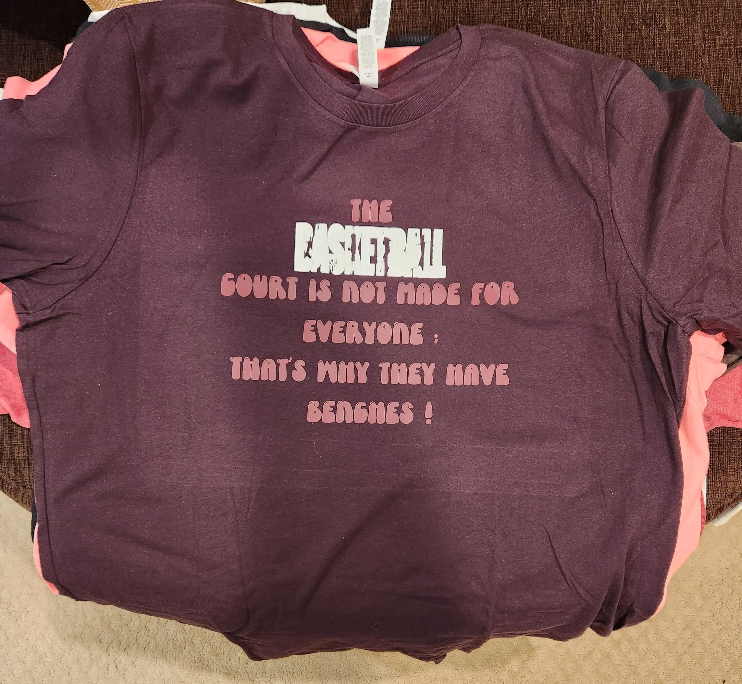 Basketball Quip Tee - Court Not Made for Everyone