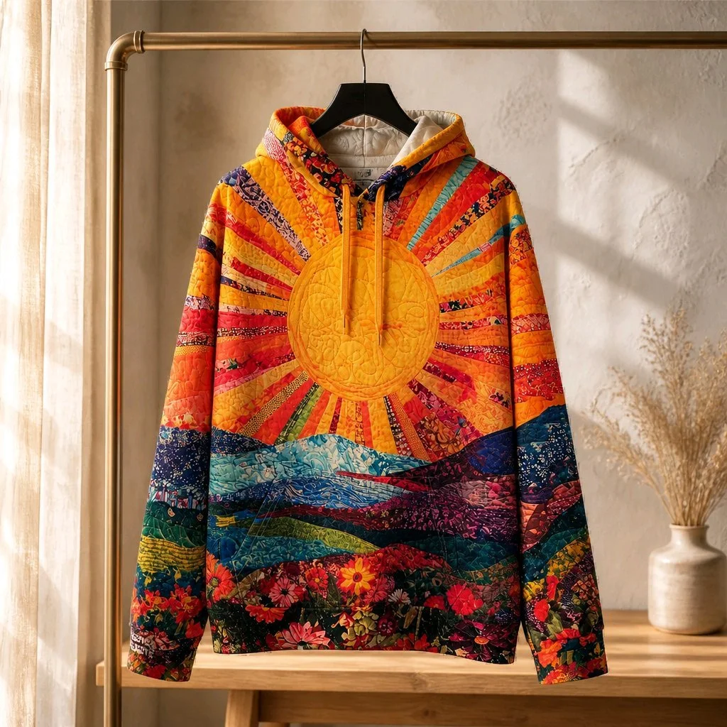 Sunset Glory Artistic Lite Weight Hoodie