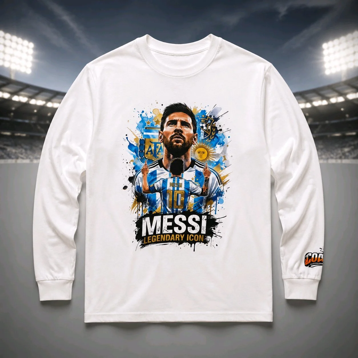 Iconic Football (Soccer) Legend Messi Tee