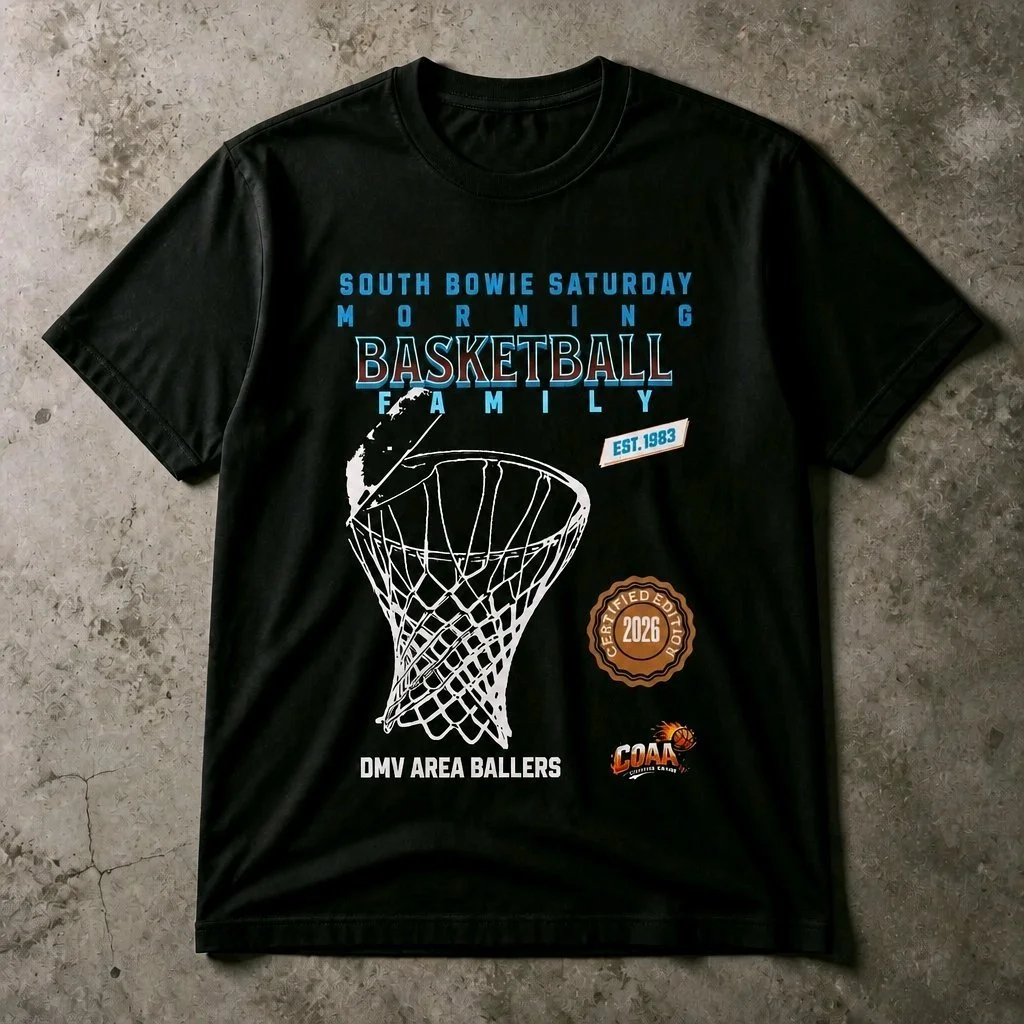 South Bowie 2026 Certified Basketball Family T-Shirt