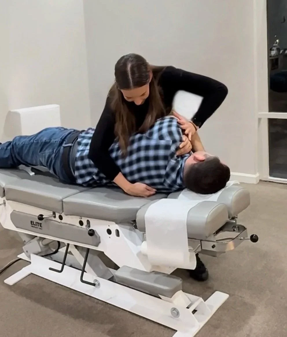 Chiropractic adjustments great for neck pain, headaches, migraines, mid back pain, low back pain, and upper back pain.
