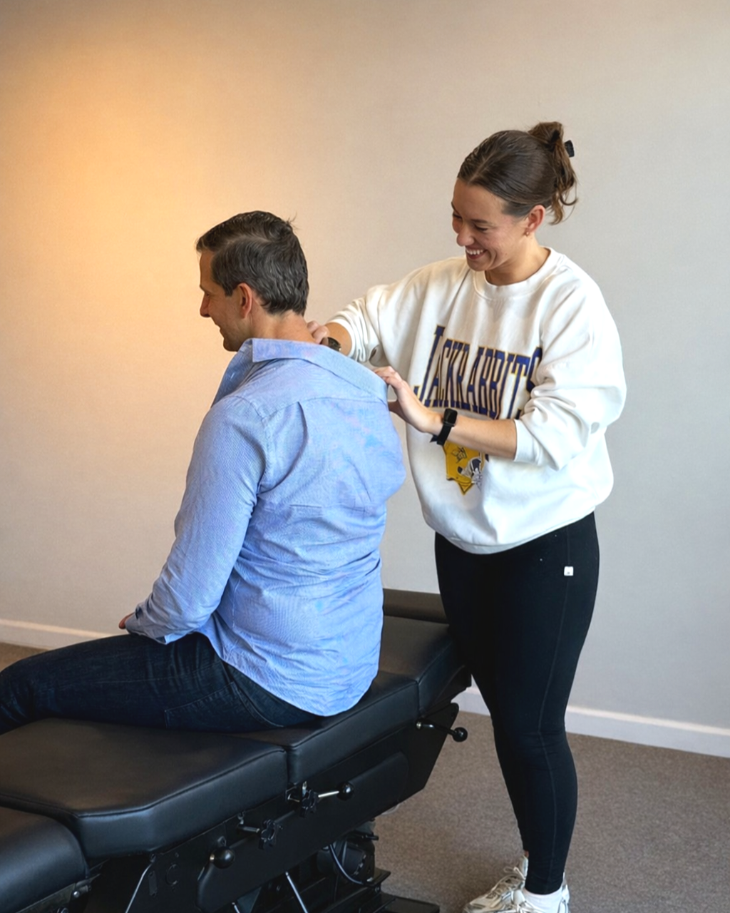 scraping muscles therapy, chiropractic therapy