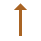 An upward-pointing arrow