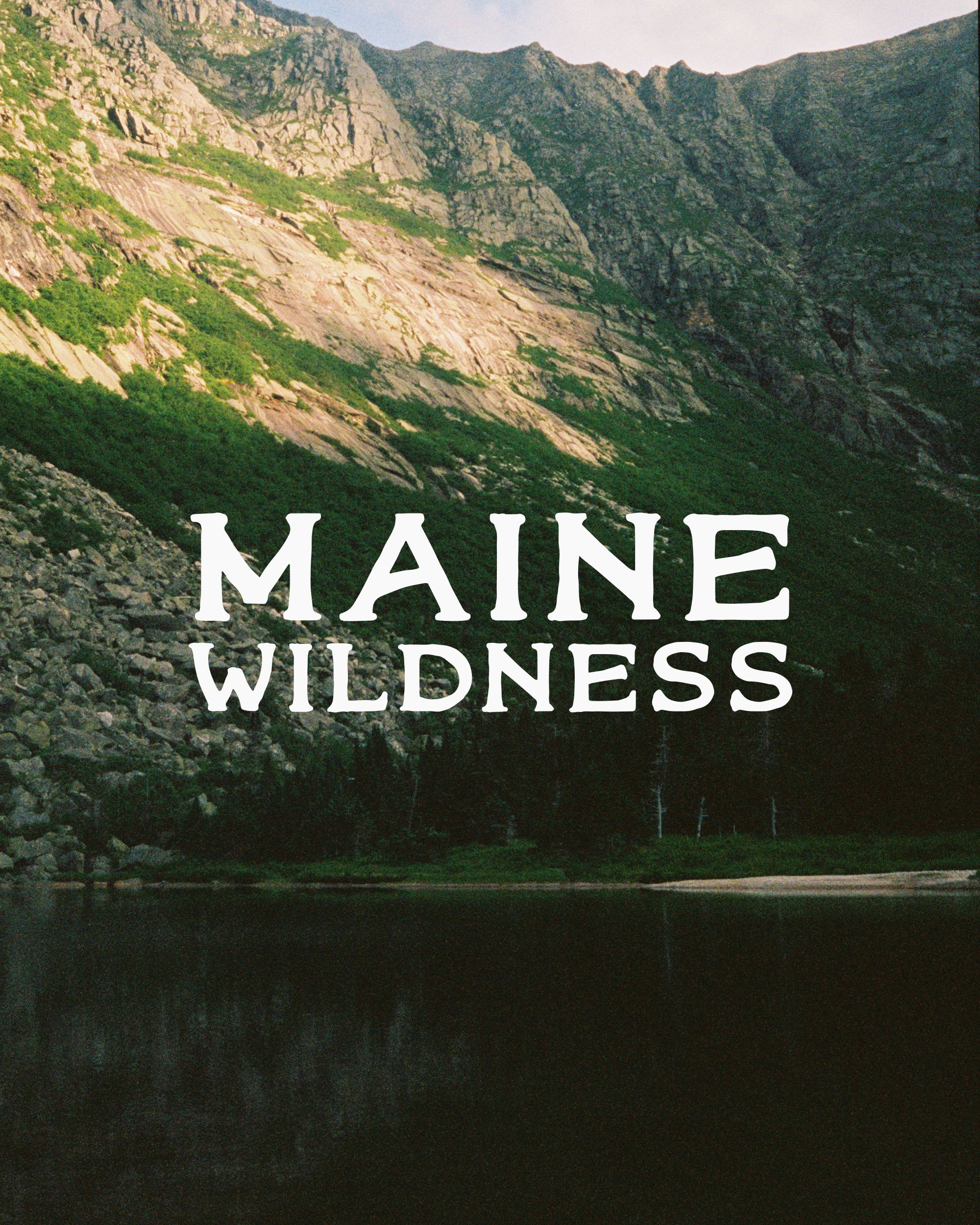 maine wildness font