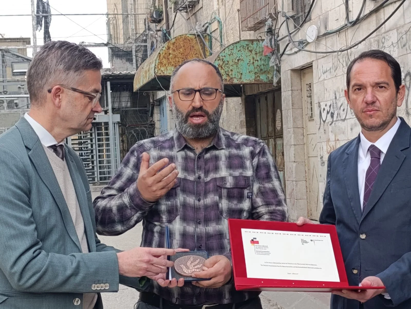France And Germany Awards Palestinian With Human Rights Prize