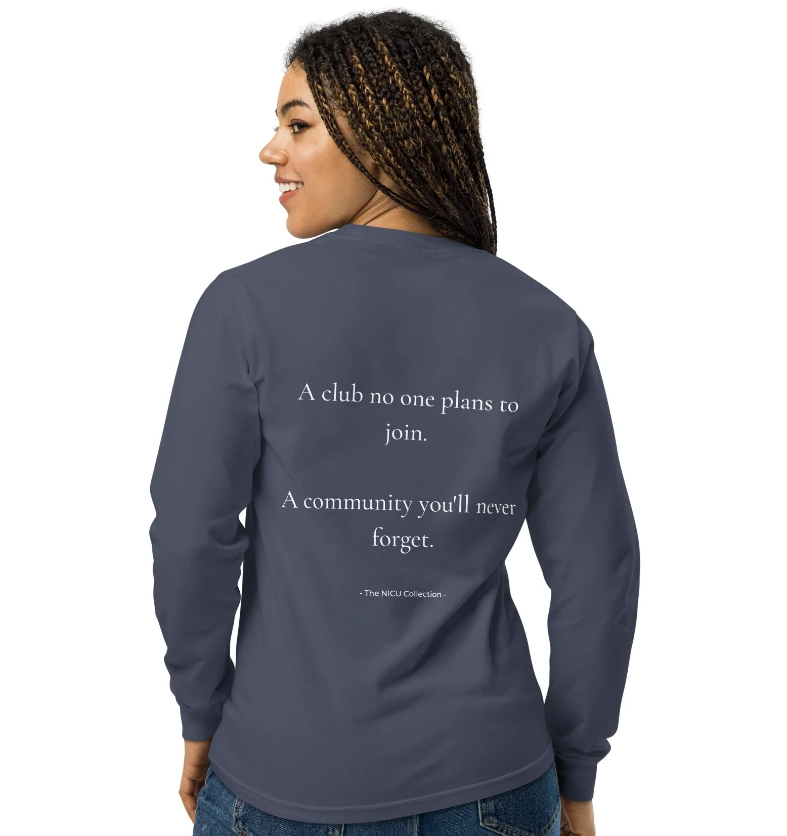 NICU MOM CLUB long-sleeve shirt