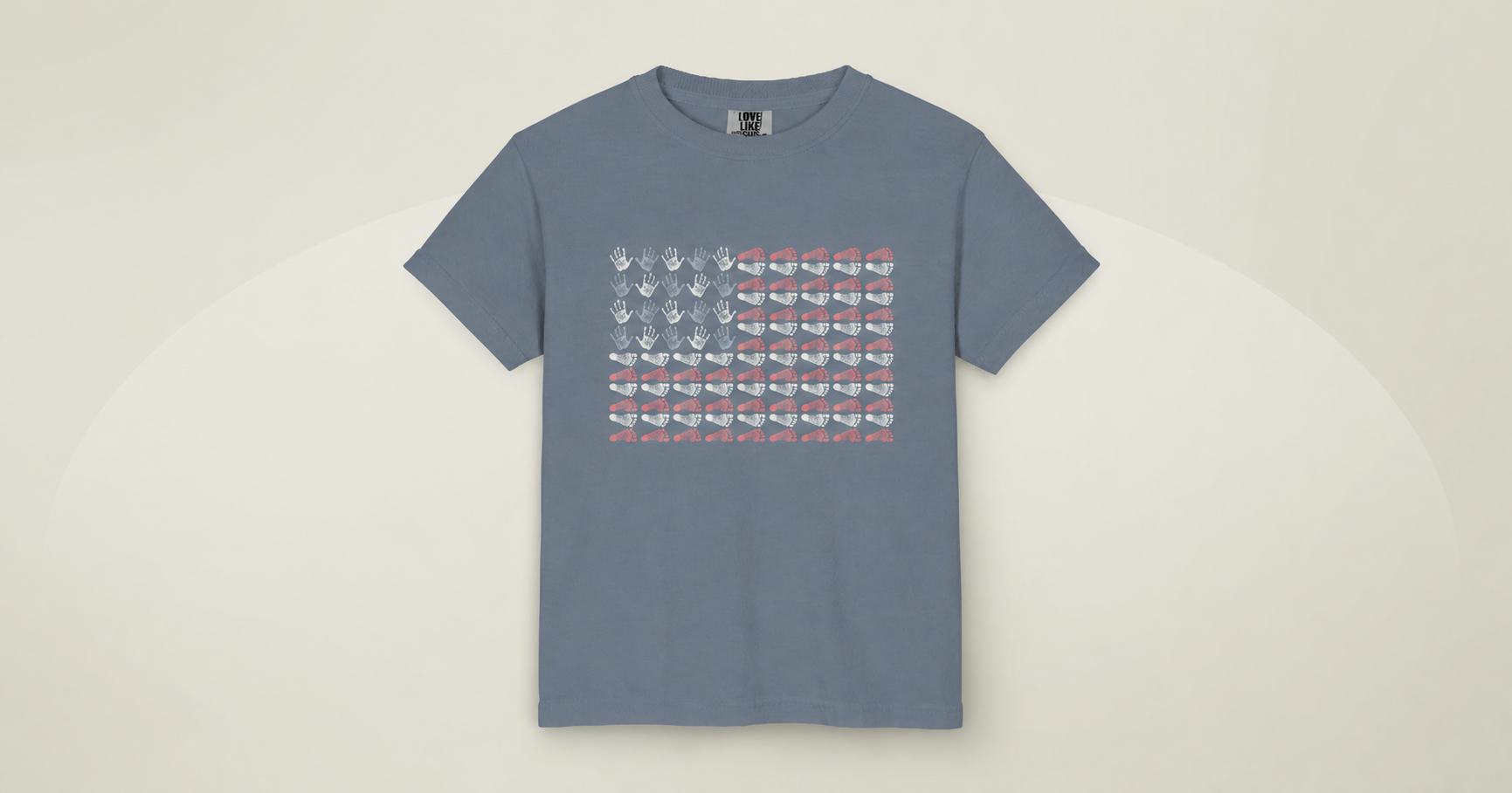 Tiny Hands, Tiny Feet, Big Courage NICU Youth T-Shirt | Comfort Colors