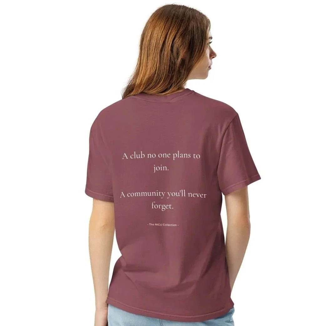 NICU Mom Club T-Shirt | Comfort Colors