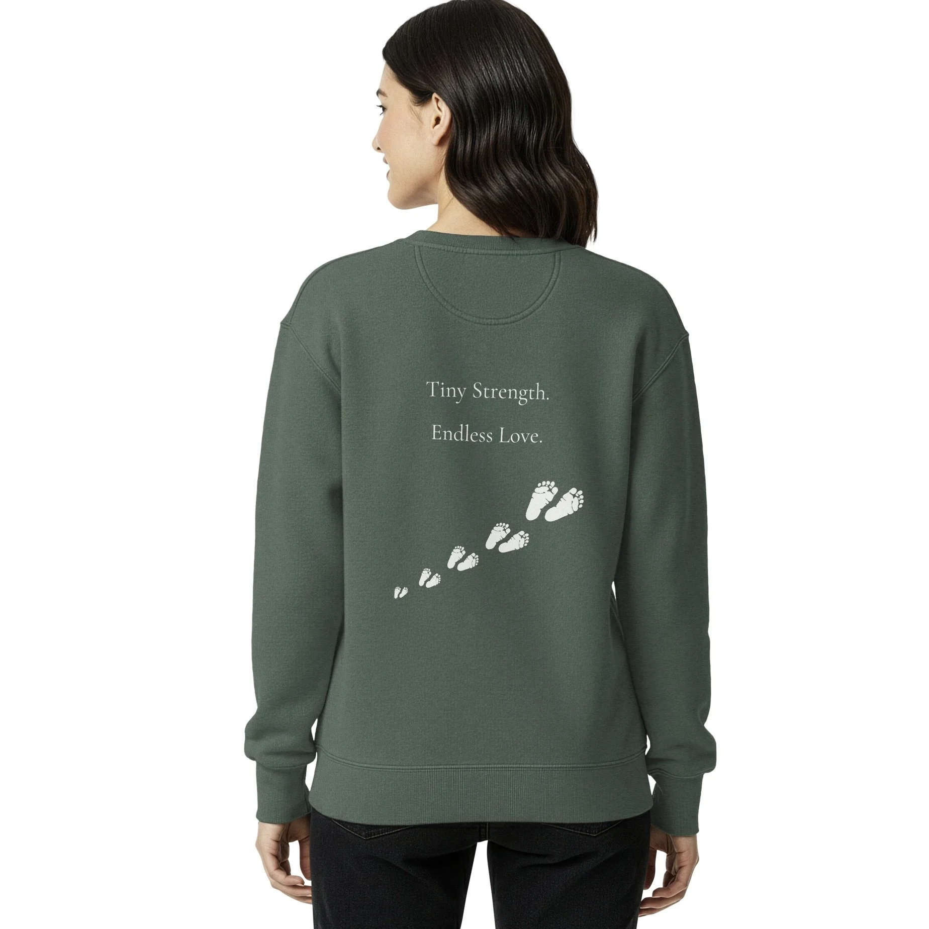 Tiny Strength. Endless Love. Crewneck Sweatshirt