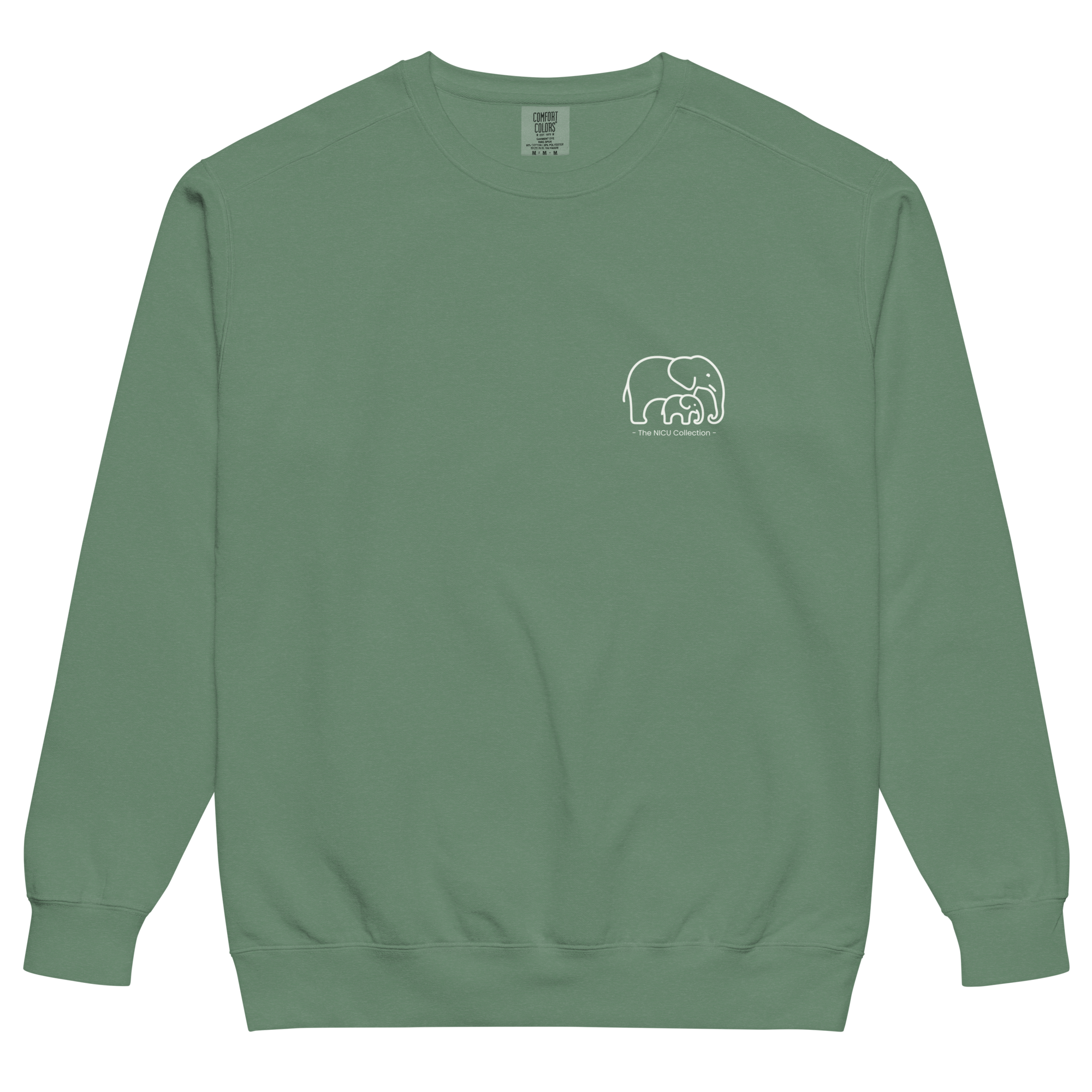 unisex-garment-dyed-sweatshirt-light-green-front-6a299571d8282.png