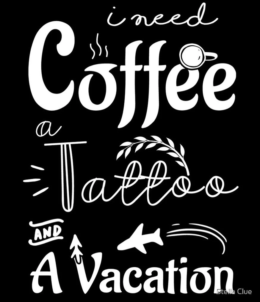 Well&hellip; I sure finally got my coffee, vacation, and tattoo!! My meme I reposted for years has manifested!! Happy Birthday month meeee!!! Appreciate everyone who has shared this milestone birthday celebration! Shouts all who sent love too ❤️🎉