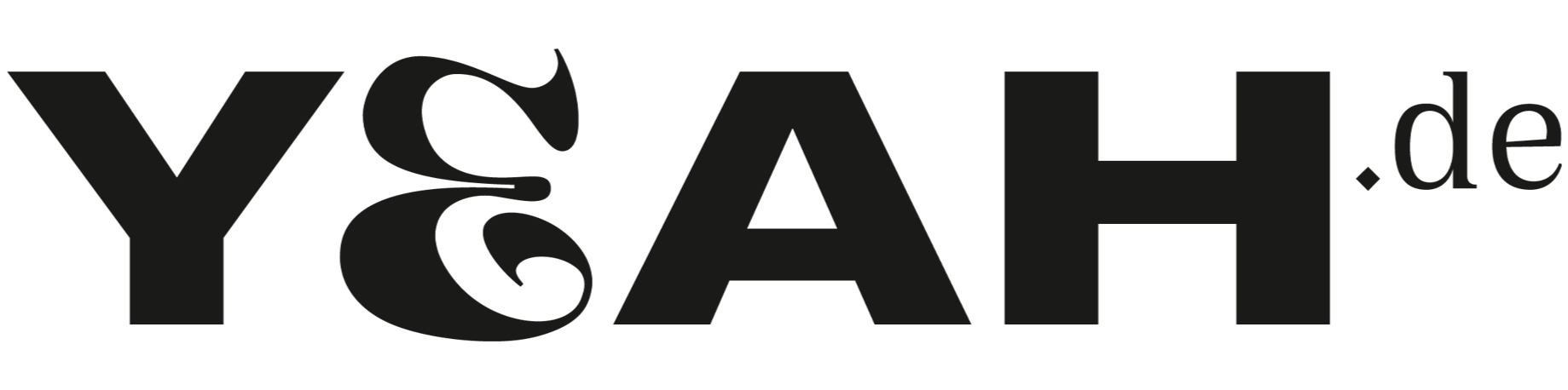 Logo mit der URL ysha.de in schwarzer Schrift auf weißem Hintergrund.