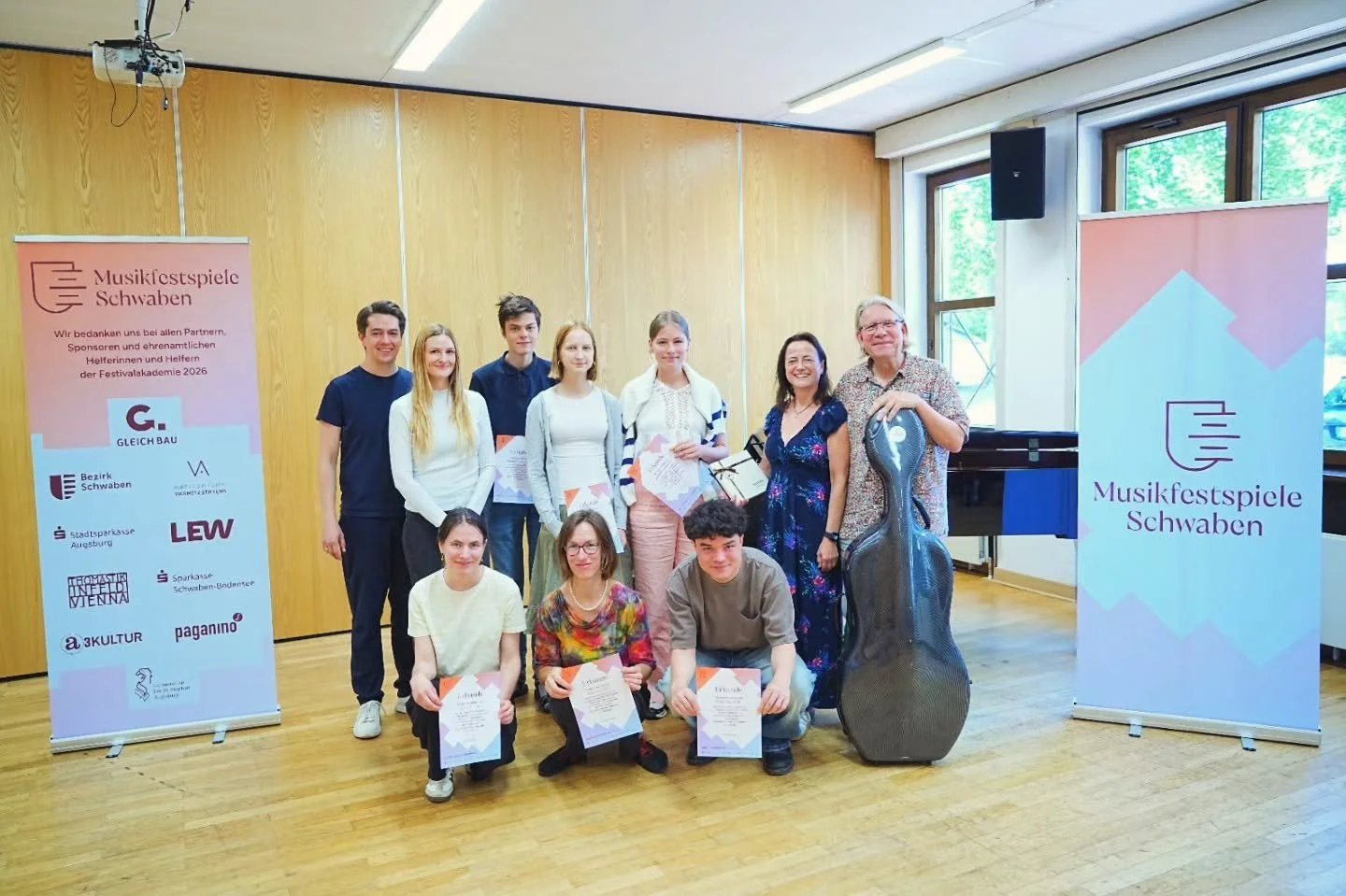 Gestern ging unser erster Meisterkurs im Rahmen der Musikfestspiele Schwaben zu Ende &ndash; und wir k&ouml;nnten dankbarer kaum sein.
Es war eine gro&szlig;e Freude, bereits im ersten Jahr so viele begabte junge Musikerinnen und Musiker begr&uuml;&s