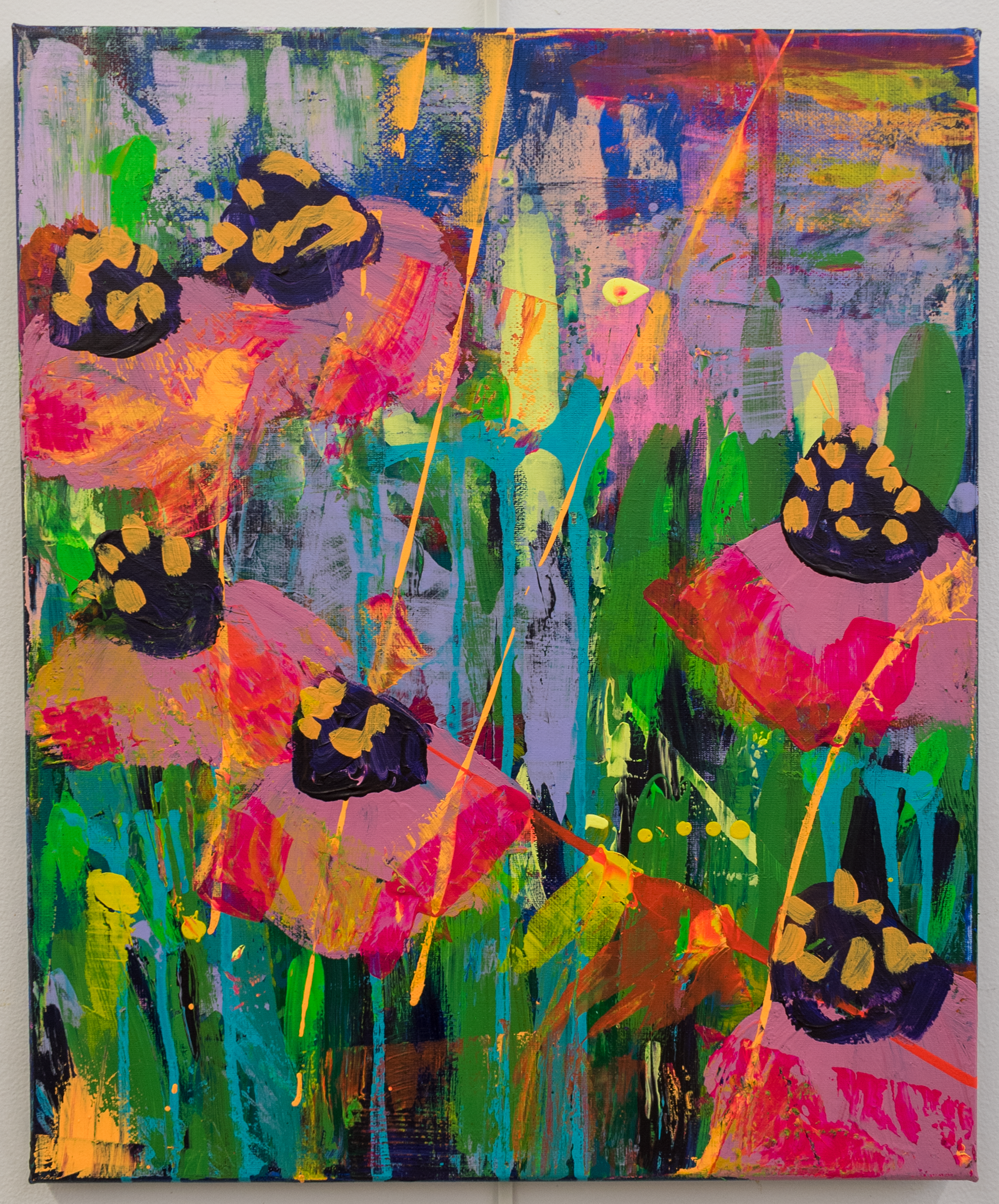 Sam Juan Present to Tense acrylic on canvas