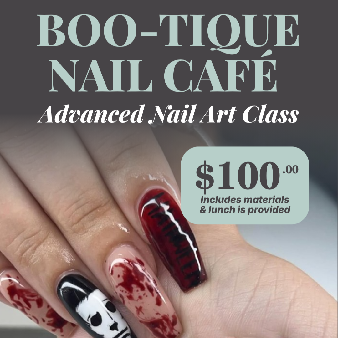 💀 BOO-TIQUE NAIL CAFÉ 💅| Halloween Nail Art Class by ACT