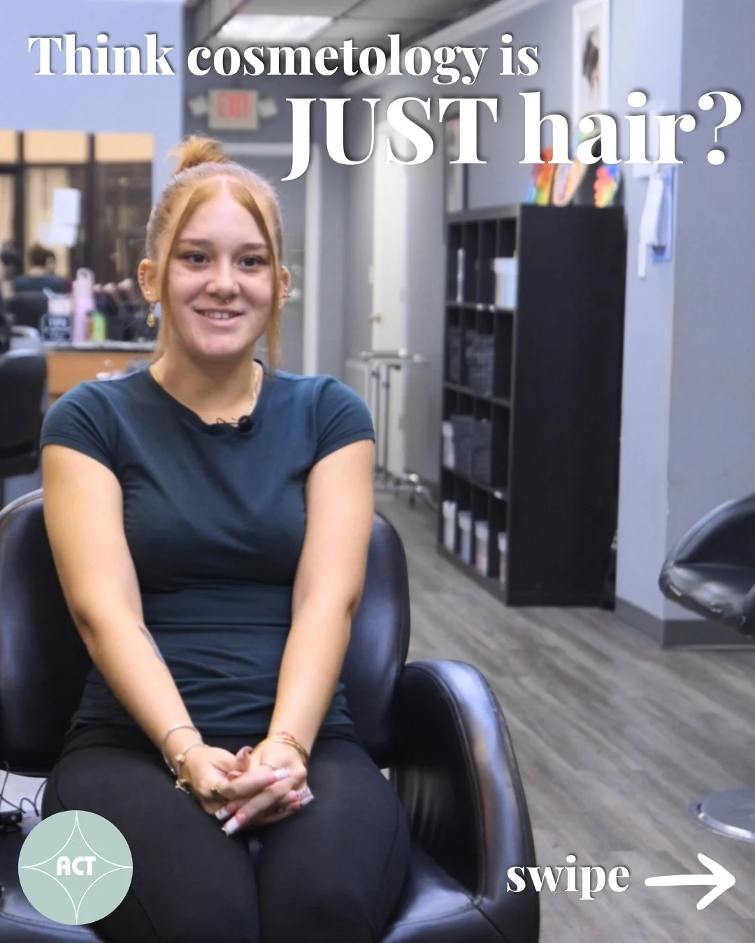 Think cosmetology is just hair? Swipe again. 👀

Every color service is chemistry 🧪
Every consultation is about reading people 💬
Every client you book builds your business 📈
And skincare, nails, and anatomy are all part of the program too ✨

It&rs