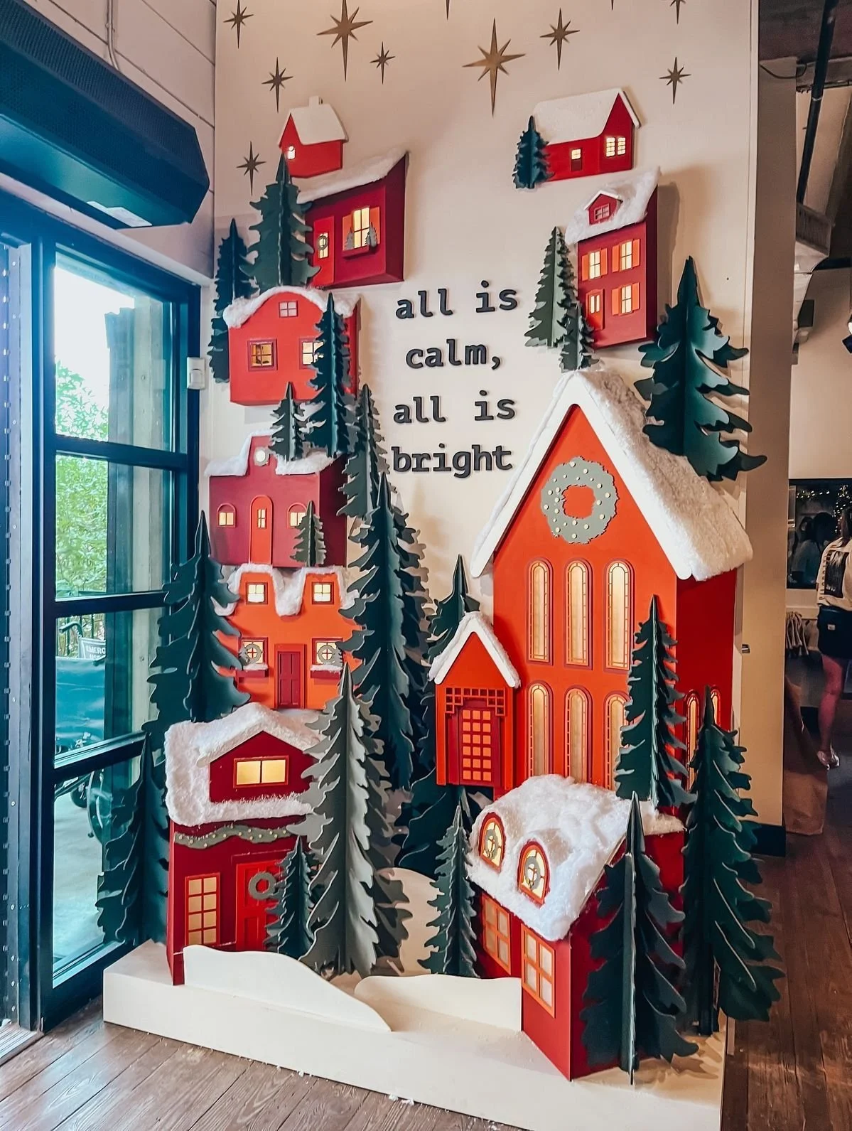 Holiday Pop-up House Display | Co-creative direction, designer, lead fabricator, installation manager | Magnolia