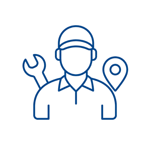 Local pool service technician icon