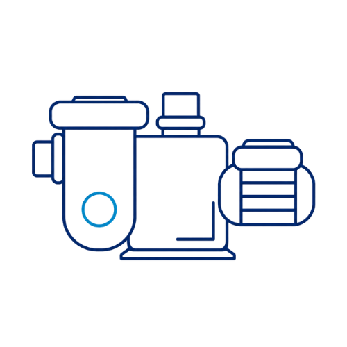 Pool equipment and repair service icon