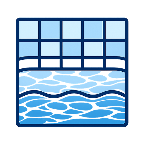 Pool liner replacement service icon